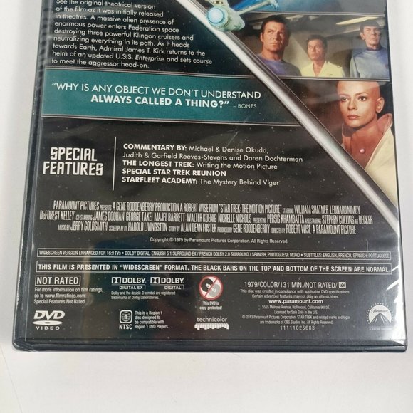 Star Trek The Motion Picture NEW DVD Sealed Widescreen Special Features - Picture 4 of 13